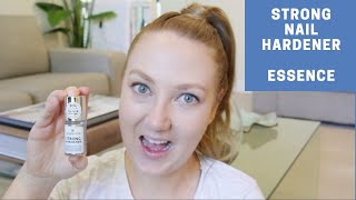 ESSENCE STRONG NAIL HARDENER NAIL POLISH HONEST REVIEW [upl. by Nolad361]