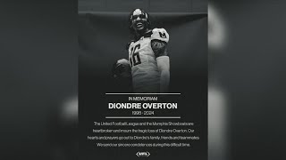 Memphis Showboats player Diondre Overton dies in overnight shooting says Guilford County Sheriffs [upl. by Nayllij540]