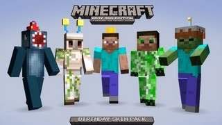 Minecraft  Birthday Skins Compilation [upl. by Ailaro]