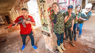 ESCONDE ESCONDE NO HOSPITAL ABANDONADO COM AIRSOFT EP14 [upl. by Dumanian]