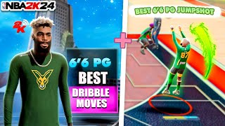 66 PG  this jumpshot😱 amp these INSANELY FAST dribble moves  ZEN STOPPER in NBA 2K24 [upl. by Brigit713]