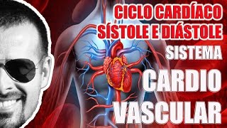 Ciclo Cardíaco Sístole e Diástole  Sistema Cardiovascular  Anatomia Humana  VideoAula 046 [upl. by Smoht]