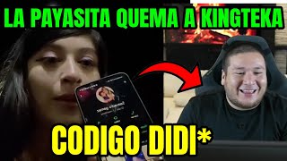 LA PAYASITA QUEMA A KINGTEKA😲GORDO VIOLIN🤣TERRIBLE LO QUE PASARA🔥🔥 [upl. by Mastat]