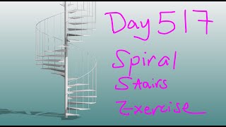 Everyday Revit Day 517  Spiral Stairs Exercise [upl. by Schoenfelder515]