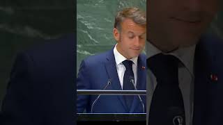 Macron secoue lONU avec son discours explosif 💣🌐 [upl. by Hanser]