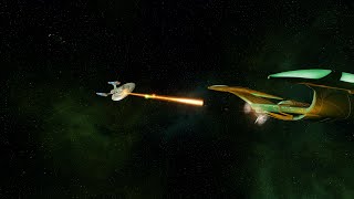 Enterprise E vs Romulan attackers  Pt II [upl. by Auhsuj]