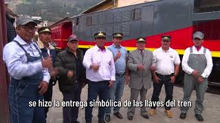 Convenio para la reactivación del tren e reactivación vial [upl. by Mattland]