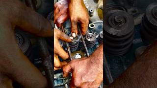 How to Valve lock adjustment  valve jobs automobile shortsfeed skills [upl. by Yraeg790]