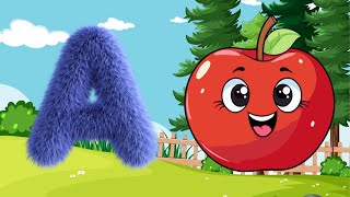 A Apple Song  Inspired By ABC song Gracies Corner  Nursery Rhymes  Kids Songs [upl. by Caves]