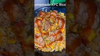 How to homemade KFC Rice kfcrecipe kfcforyou fypシ゚ fypage fypytshorts viraltreanding food [upl. by Ecirum]