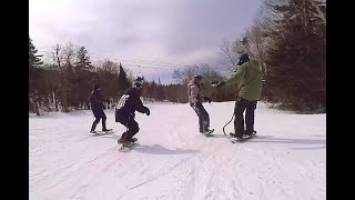 Snowskate Bolton Valley Blauvelts Banks pt4 [upl. by Egduj]