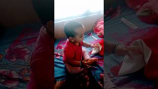 Baby playing boll ⚽🥎😍shorts viralvideo [upl. by Odnumde]