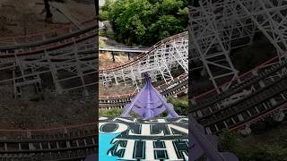 谷底へ急降下するペンシルベニア最恐コースター！ Phantoms Revenge  Kennywood アメリカ [upl. by Baun]