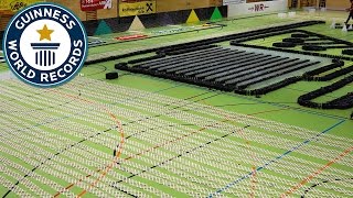 Epic domino show  Guinness World Records [upl. by Danila]