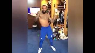 🏈 Odell beckham jr locker room dance 🏈 [upl. by Tudela]