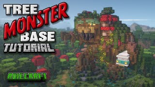 GIANT Minecraft TREE MONSTER Base Tutorial  Tree Base Tutorial inspired by Grian amp PearlescentMoon [upl. by Chivers700]