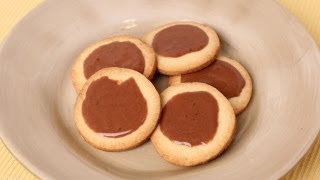 Butter Cookies with Chocolate Glaze Recipe  Laura Vitale  Laura in the Kitchen Episode 455 [upl. by Rudyard]