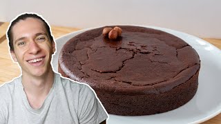 Gâteau Fondant ChocolatNoisette Sans Beurre Sans Gluten [upl. by Heyde]