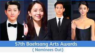 57th Baeksang Arts Awards 2021 Full List Of Nominees [upl. by Aihsenat257]