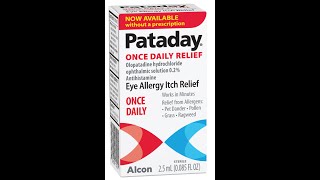 What is Pataday eye drops used for [upl. by Netfa326]