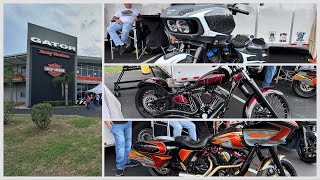 Leesburg Bikefest 2023 at Gator Harley MUST SEE CUSTOM MOTORCYCLES [upl. by Ecirum]