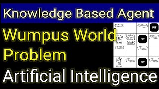 Wumpus World Problem knowledge base agent Propositional logic in Artificial Intelligence [upl. by Ennovehc]