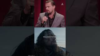 Leonardo DiCaprio Struggled With quotThe Revenantsquot Unique Shooting Style acting movies [upl. by O'Connor]