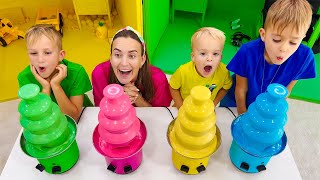 Vlad and Niki Four Colors Playhouse Challenge and more funny stories for kids [upl. by Betsey]