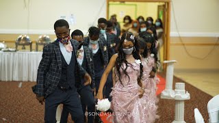 The Best Congolese Wedding Entrance Dance [upl. by Wilhide]