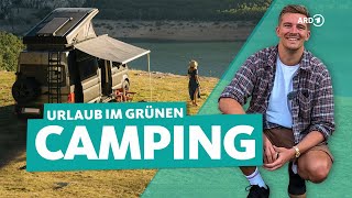 Camping Urlaub mit Wohnwagen Wohnmobil und LuxusGlamping am Strand  ARD Reisen [upl. by Vedi]