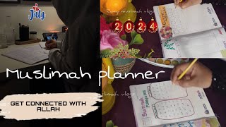 Plan with meJuly month plannermuslimah plannerislamic plannerhow to plan your monthmuslimah [upl. by Nolan]