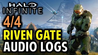 Riven Gate All Audio Logs Locations  Halo Infinite Collectibles Guide [upl. by Mcgannon]