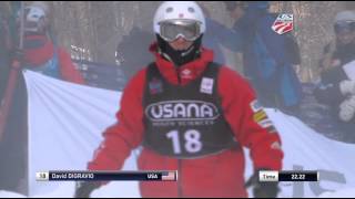 David Digravio 8th in Lake Placid Moguls  USSA Network [upl. by Lundeen]