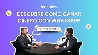 Leadsales  Incrementa tus ventas por WhatsApp💸 [upl. by Marline76]