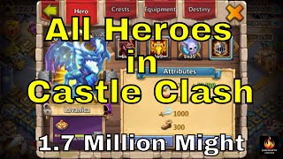 All Heroes in Castle Clash Best Talents Best Traits Hero Setups and Hero Builds Guide [upl. by Abrahan]