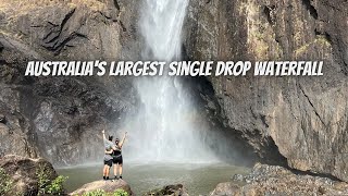 WALLAMAN FALLS  Australias Largest Single Drop Waterfall  Fishing At Lucinda  Road Trip Aus [upl. by Koehler]