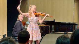 Amazing Performance of 15 Year Old Karolina Protsenko  Sarasate  Zigeunerweisen [upl. by Ardnoed]