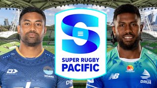 MOANA PASIFIKA vs FIJIAN DRUA Super Rugby Pacific 2024 Live Commentary [upl. by Audra]