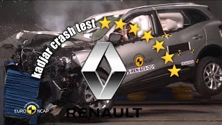 renault kadjar crash test by euroncap good car and ⭐⭐⭐⭐⭐⭐⭐⭐🎉🔥 [upl. by Ordep505]