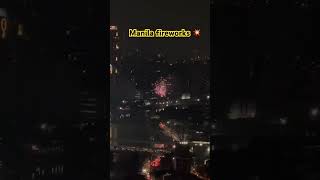 🇵🇭💥 Manila Philippines Fireworks philippines bgc [upl. by Meesak]