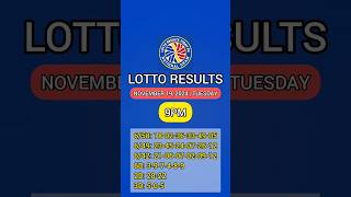 Lotto Result Today 9PM Live  November 19 2024 Tuesday [upl. by Morten599]