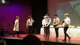 170327  GOT7 FL Arrival Fansign in Sinchon [upl. by Eneliak]