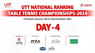 Day4 T2  Morning  UTT National Ranking Table Tennis Championship24 Panchkula  Powered by STUPA [upl. by Imuyam]