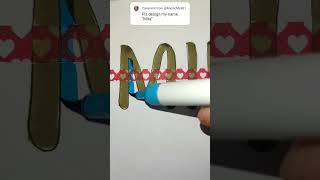 Modern calligraphy PaintTheFont learn new skills everyday students teachers kids shorts ytshorts [upl. by Akirea266]