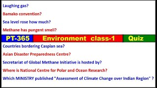 PT365 Environment class1 Quiz [upl. by Mialliw435]