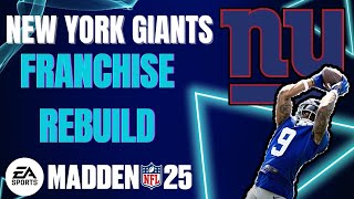 Season 3 Offseason Madden 25 Giants Franchise Rebuild Ep 22 [upl. by Nodle]