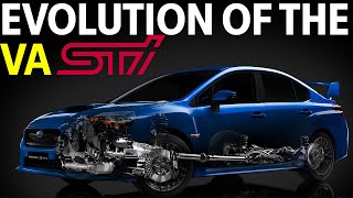 THE EVOLUTION OF THE VA SUBARU WRX STI 20152021 [upl. by Cirdahc]