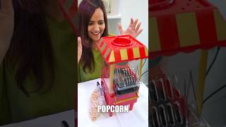 Maine li Popcorn Machine from AMAZON 😱  Will it work food [upl. by Adnil]