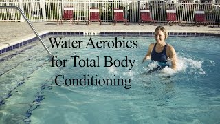 Water Aerobics Total Body Strengthening amp Cardio AQUA WORKOUT WECOACH [upl. by Florian]