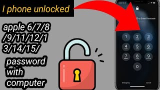 how to unlock 🔒 every iphone in world ✅how to remove iphone forgot password✅ activation lock 2024 [upl. by Placia]